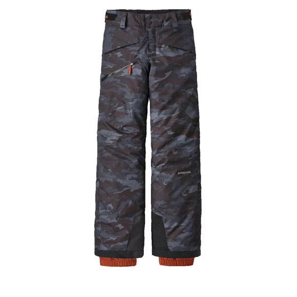 Patagonia Boys' Snowshot Pants M/10Blue Camo